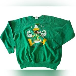 Vntg Lee Donald Duck I've Got An Irish Attitude XL (see measurements)